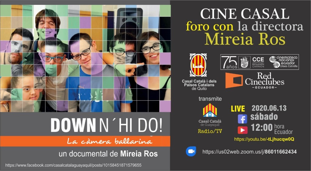 Sábado 13/06 10:50 Cine Casal: Down n’hi do, la cámara bailarina y Foro con la directora Mireia Ros