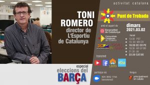 Especial Barça: Punt de Trobada amb Toni Romero @ Zoom