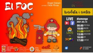 Xocolata i contes: el foc!
