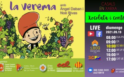 Diumenge 19 de setembre de Xocolata i contes: la verema!