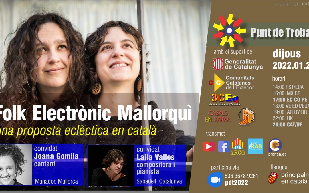 Punt de trobada amb les músiques Joana Gomila i Laia Vallès