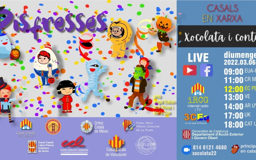 Xocolata i contes: ens disfressem!