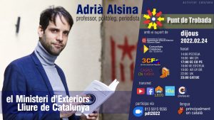Punt de Trobada: Adrià Alsina, Ministeri d'Exteriors Lliure de Catalunya