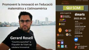 Qui som! Gerard Rosell, "Country Launcher" a l'Equador d'Innovamat