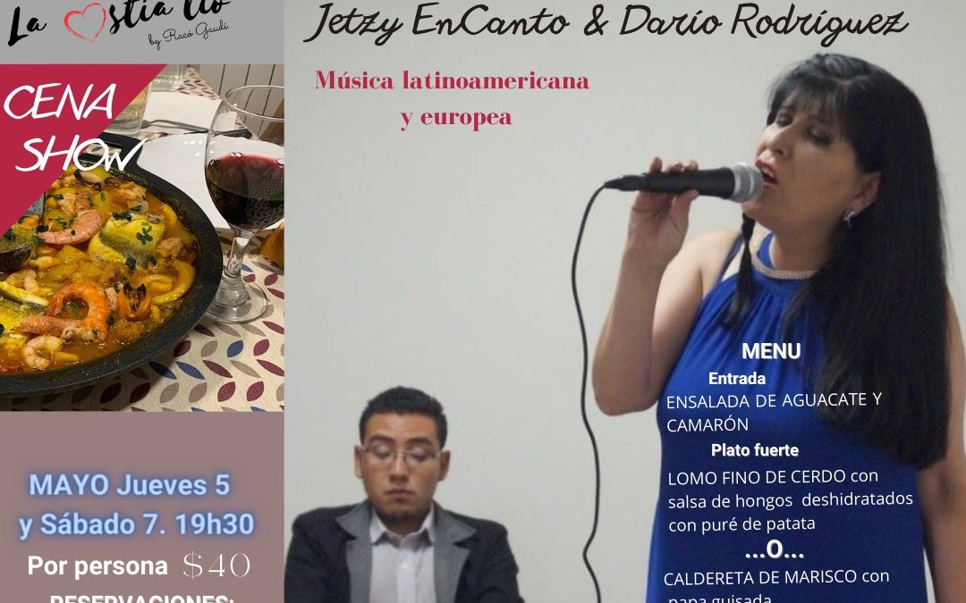 Cena show, concierto equinoccio musical