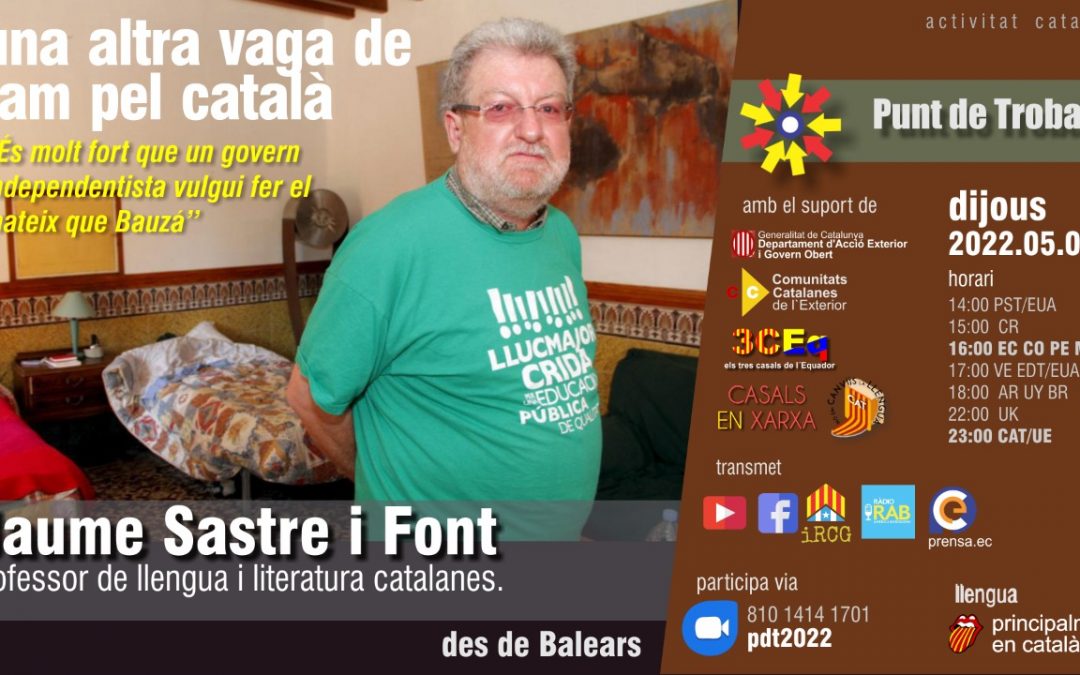 Trobada amb Jaume Sastre