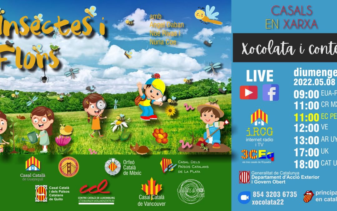 Xocolata i contes: Insectes i flors … arriba la primavera a Catalunya!