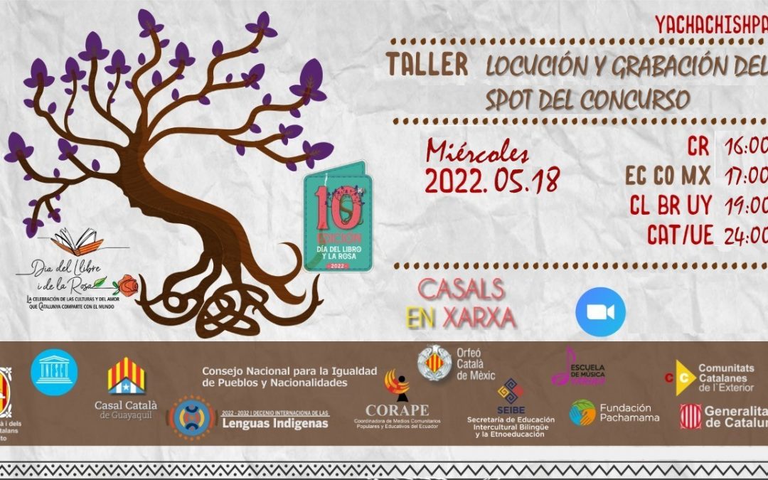 Taller locución y grabación spot concurso