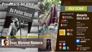 Qui som! Zeus Moreno Romero, presentació del llibre Os paiter Surui