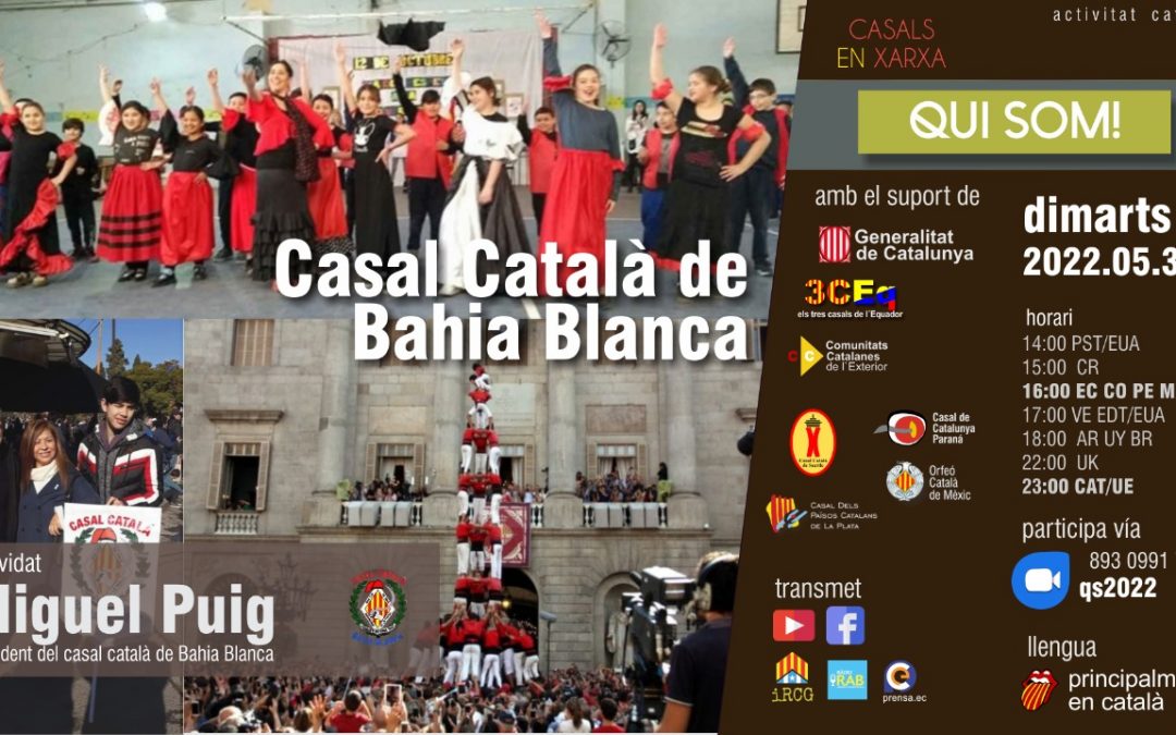 Qui som! Miquel Puig, president del Casal Català de Bahía Blanca