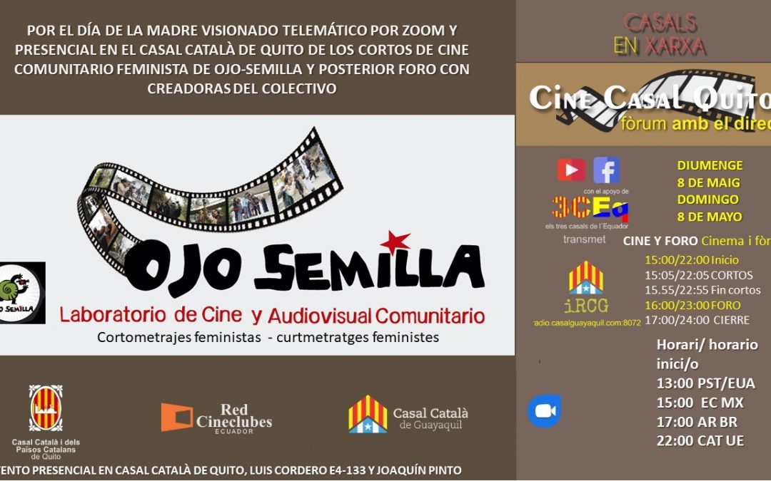 Cinema Casal – Ojo Semilla Feminista Cortometrajes feministas