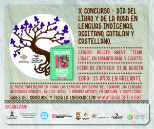 X Concurso multilingüe Día del Libro y de la Rosa, plazo de entrega de obras