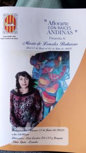 Exposición "A florarte con raíces andinas" - María de Lourdes Balarezo