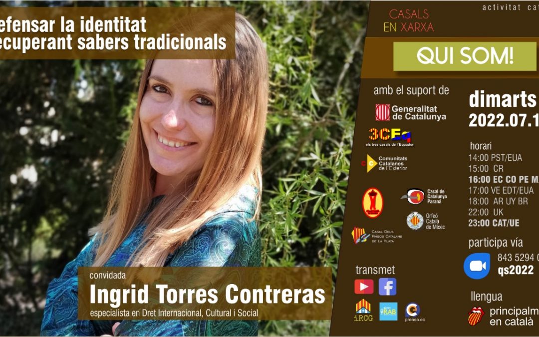 Qui som amb Íngrid Torres, especialista en Dret Internacional i drets humans