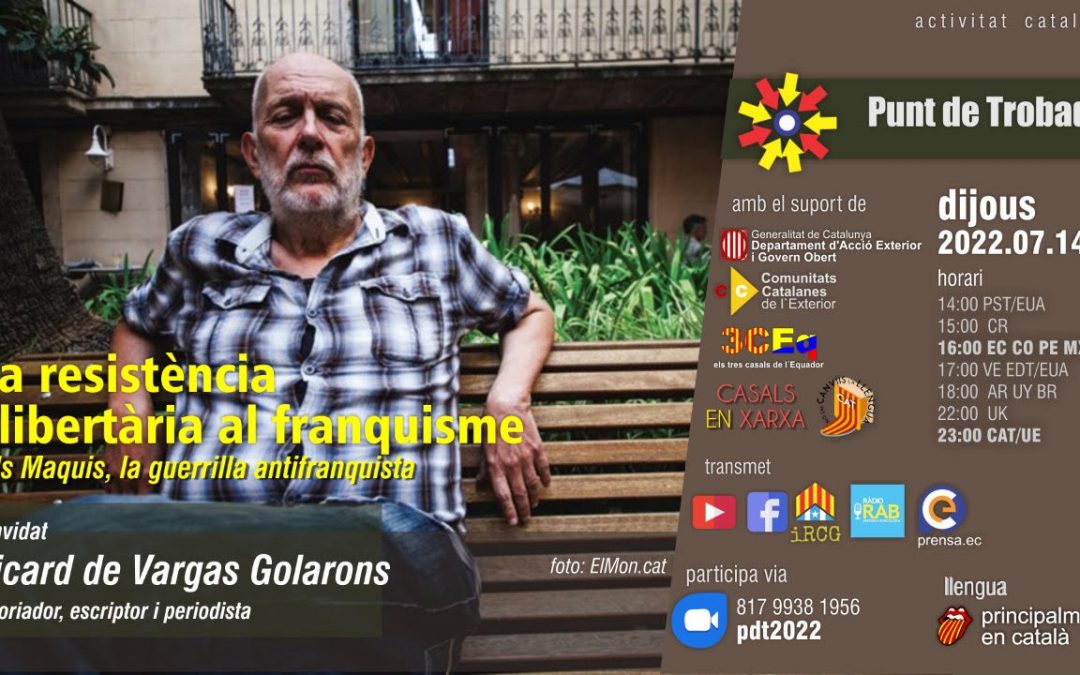 Trobada amb Ricard de Vargas, la resistència llibertària durant el franquisme