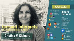 Qui som! Cristina V. KLeinert