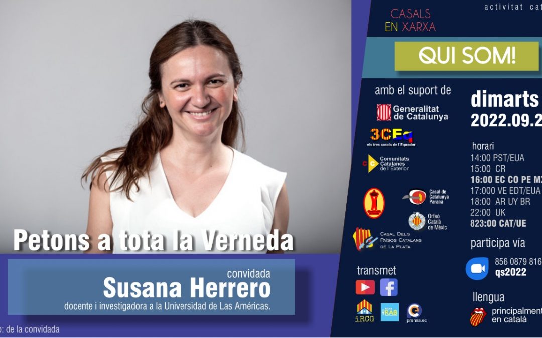 Qui Som! Susana Herrero, economista investigadora sobre bretxa social