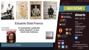 Qui Som! Eduardo Solà Franco i el seu vincle amb Catalunya, per María Belén Moncayo