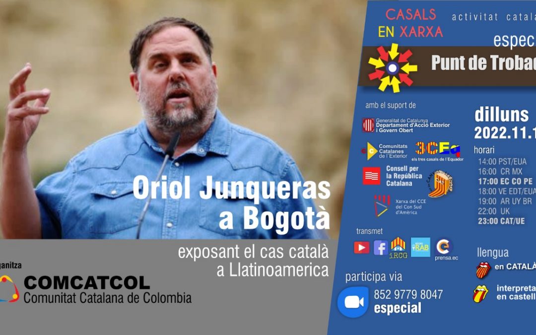 ORIOL JUNQUERAS A BOGOTÀ