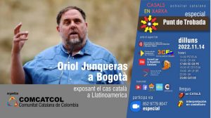 ORIOL JUNQUERAS A BOGOTÀ @ https://us02web.zoom.us/webinar/register/4816683924125/WN_AgqKqq0cRpSE4avhY8XtYg