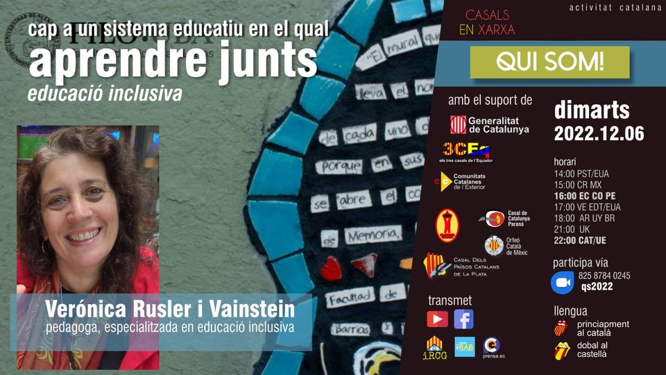 CAP A UN SISTEMA EDUCATIU EN EL QUAL APRENDRE JUNTS – EDUCACIÓ INCLUSICA