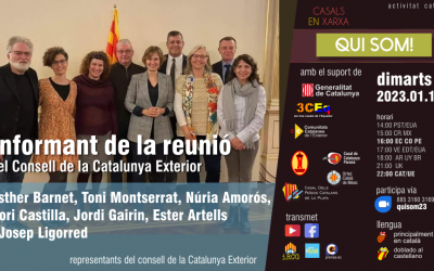 Qui som: parlem amb els representants de la Catalunya exterior del Consell sobre la reunió anual de desembre