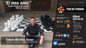 Punt de trobada amb Esteve Miralles, Premi ciutat de Barcelona de novel·la