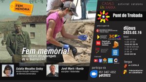 Punt de trobada sobre el projecte FEM MEMÒRIA, amb Jordi Martí i Eulàlia Mesalles