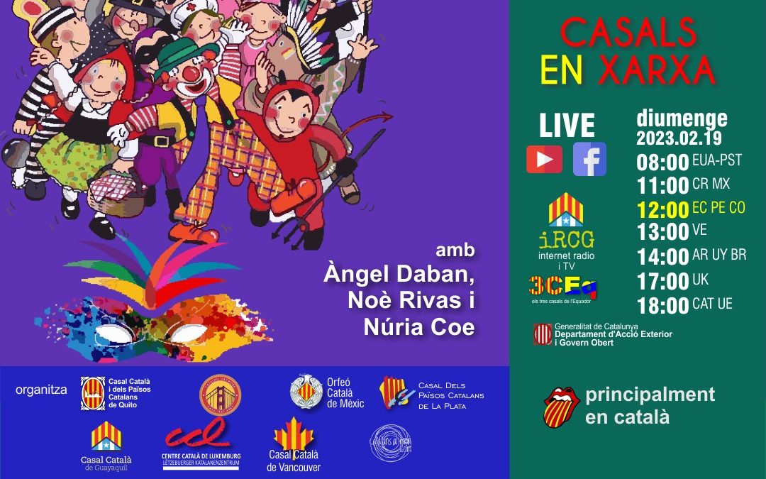 Xocolata i Contes | Carnestoltes | amb Àngel Daban, Noè Rivas i Núria Coe