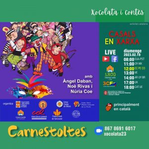 Xocolata i Contes | Carnestoltes | amb Àngel Daban, Noè Rivas i Núria Coe