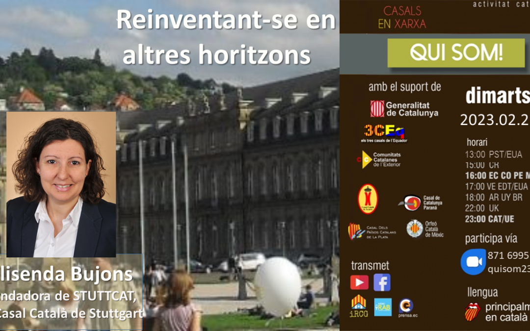 Qui som amb Elisenda Bujons, fundadora del Casal Català de Stuttgart