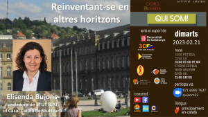 Qui som amb Elisenda Bujons, fundadora del Casal Català de Stuttgart