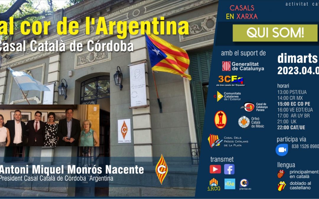 QUI SOM! | Antoni Miquel Monrós Nacente | Casal Català de Córdoba