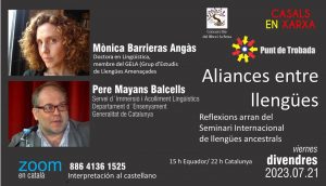 PUNT TROBADA: ALIANCES ENTRE LLENGÜES