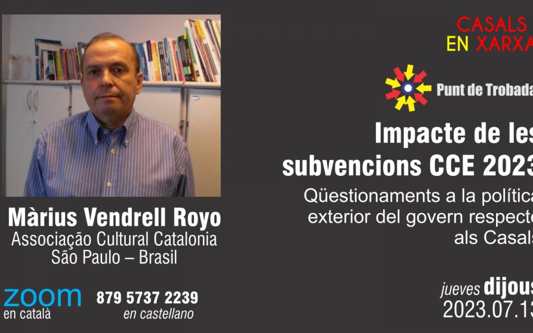 Punt de Trobada | Marius Vendrell | Impacte de les subvencions dels Casals: Qüestionaments