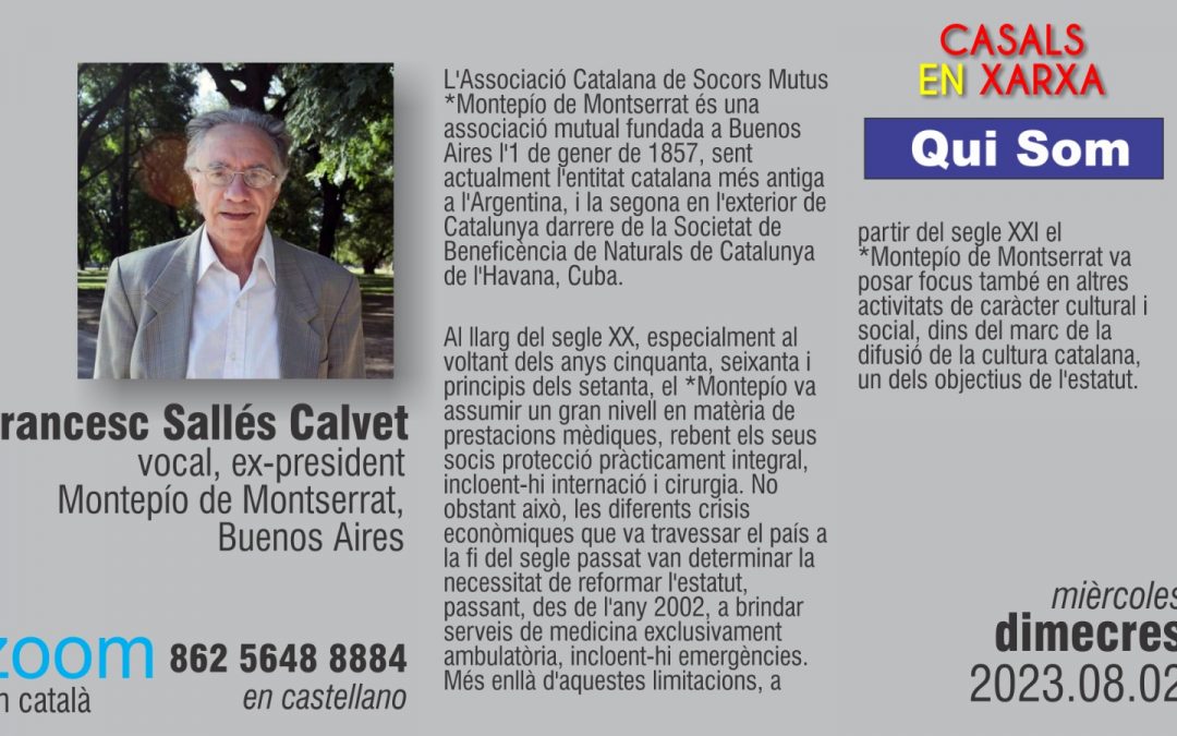 QUISOM | Francesc Sallés Calvet| Montepio de Montserrat de Buenos Aires