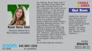 QUI SOM: Roser Roca Tohà - De tornada a Catalunya al cap de 18 anys