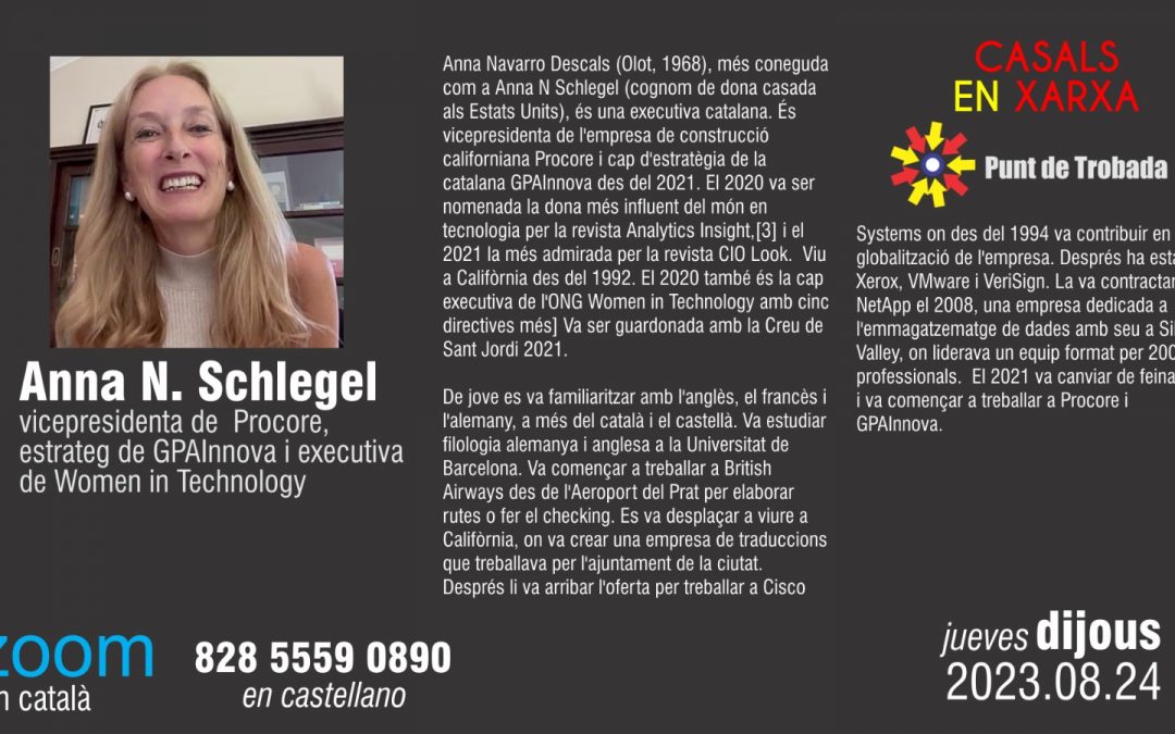 Punt de Trobada: Anna N. Schlegel – Un líder no neix, s’entrena