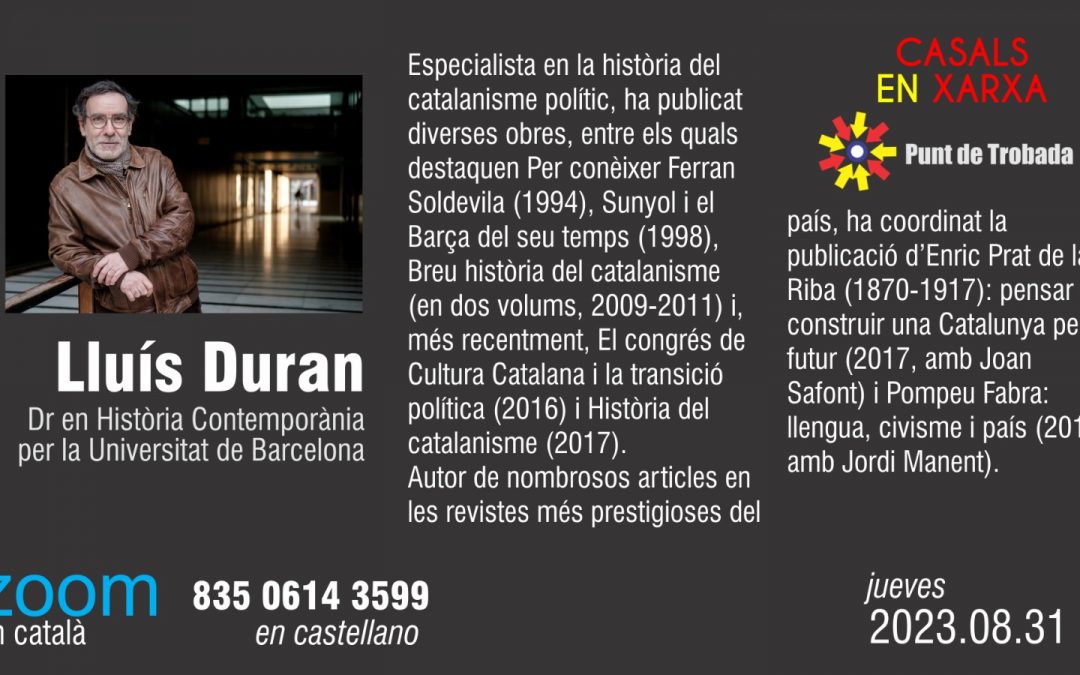 Punt de Trobada: Lluís Duran – Manuel Carrasco i Formiguera