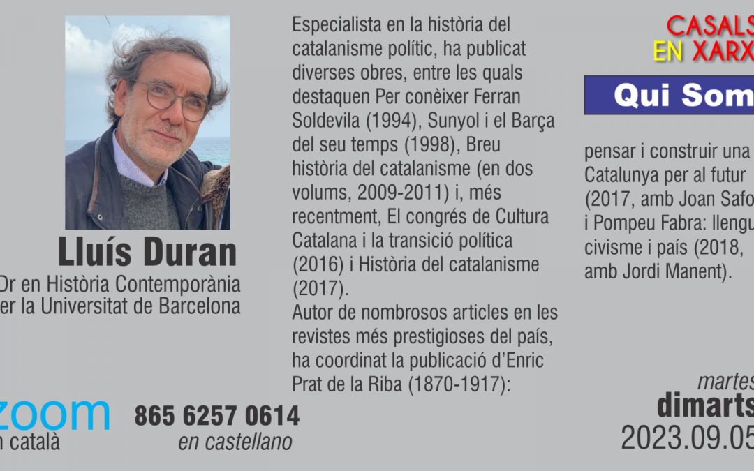QUI SOM!: Lluís Duran – Els catalans d’Amèrica impulsors de l’escola catalana