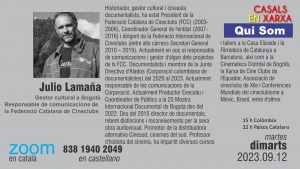 QUI SOM: Julio Lamaña - Català de Cine a Bogotá