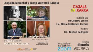 CASALS EN XARXA: Leopoldo Marechal y Josep Vallverdú i Aixalà