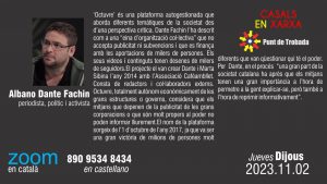 Punt de Trobada: Albano Dante Fachin - Per desmentir allò que diuen: Octuvre