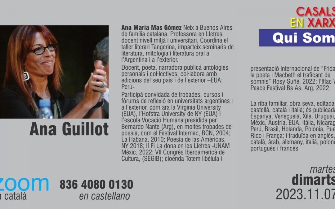 QUI SOM!: Ana Guillot  La riba familiar