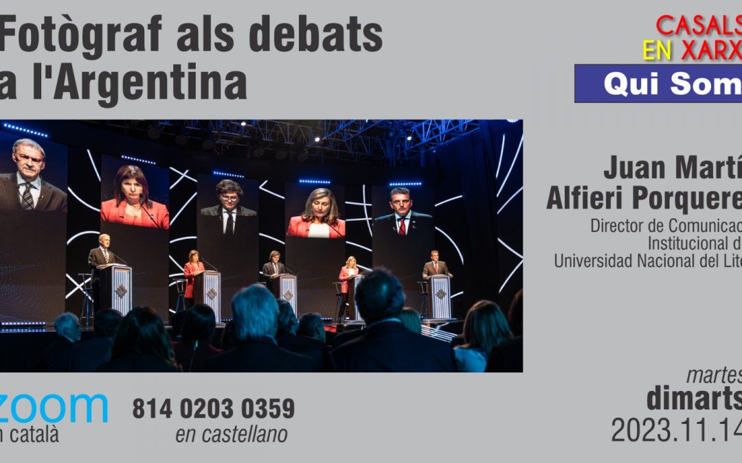 QUI SOM!: Juan Martín Alfieri Porqueres – Fotògraf als debats presidencials a l’Argentina