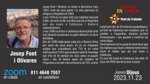 Punt de Trobada: Josep Font i Olivares - De TVCi a 3cat, la Televisió de Catalunya des de la Catalunya exterior