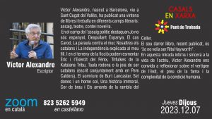 Punt de Trobada: Víctor Alexandre - Jo no volia ser Rita Hayworth