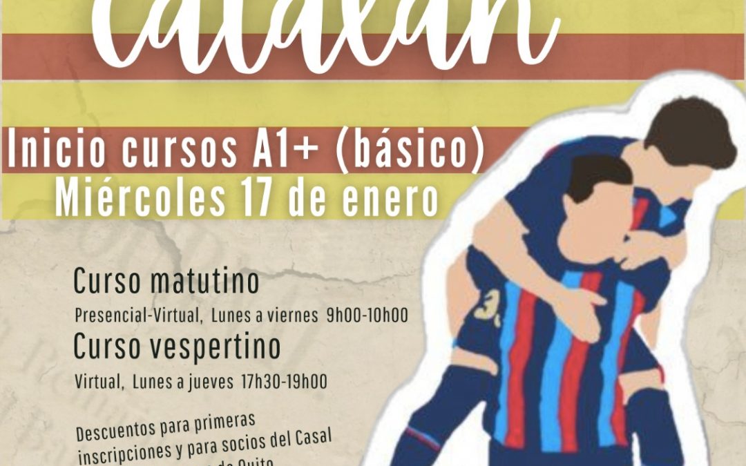 Inicio cursos de catalán A1+ del primer trimestre