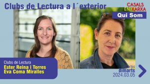 QUI SOM: Eva Coma Miralles -Ester Reina i Torres - Clubs de Lectura UK