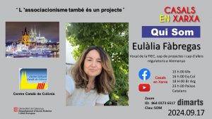 QUI SOM: EULÀLIA FÀBREGAS -VOCAL DE LA FIEC